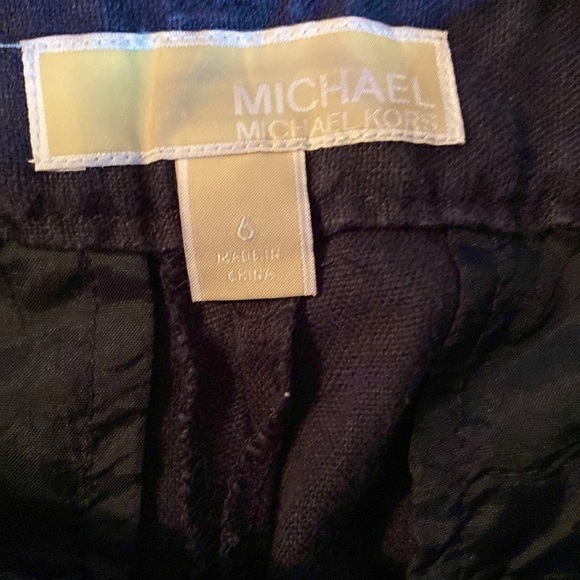 🌷 Michael Kors🌷 Dark Navy Blue Linen Chino Pants - Picture 3 of 7